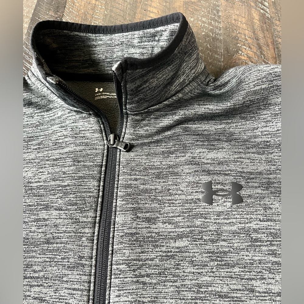 Under Armour 1/4 Zip Mens Small Loose Fit Fleece Lined Pullover